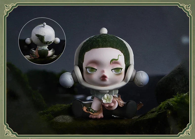 Genuine Pop Mart Skullpanda The Ink Plum Blossom Series Blind Box