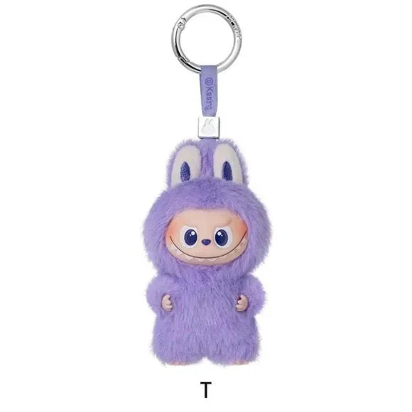 POP MART Labubu V4 The Monsters Pin For Love Alphabet Plush Pendant - Letter T